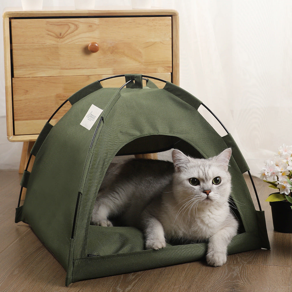 Cat Tent Bed with Cooling Mat